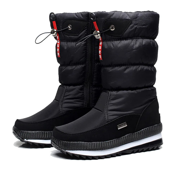 Premium Thick Plush Waterproof  and Non-slip Boots Women Snow Boots